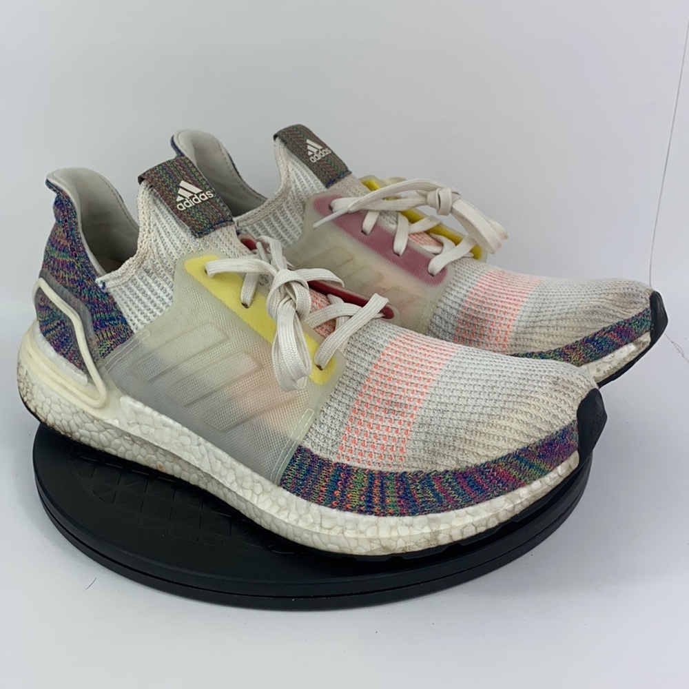 Adidas UltraBoost 19 'Pride' Athletic Running Shoes EF3675 Men's Size 13 - Picture 3 of 12